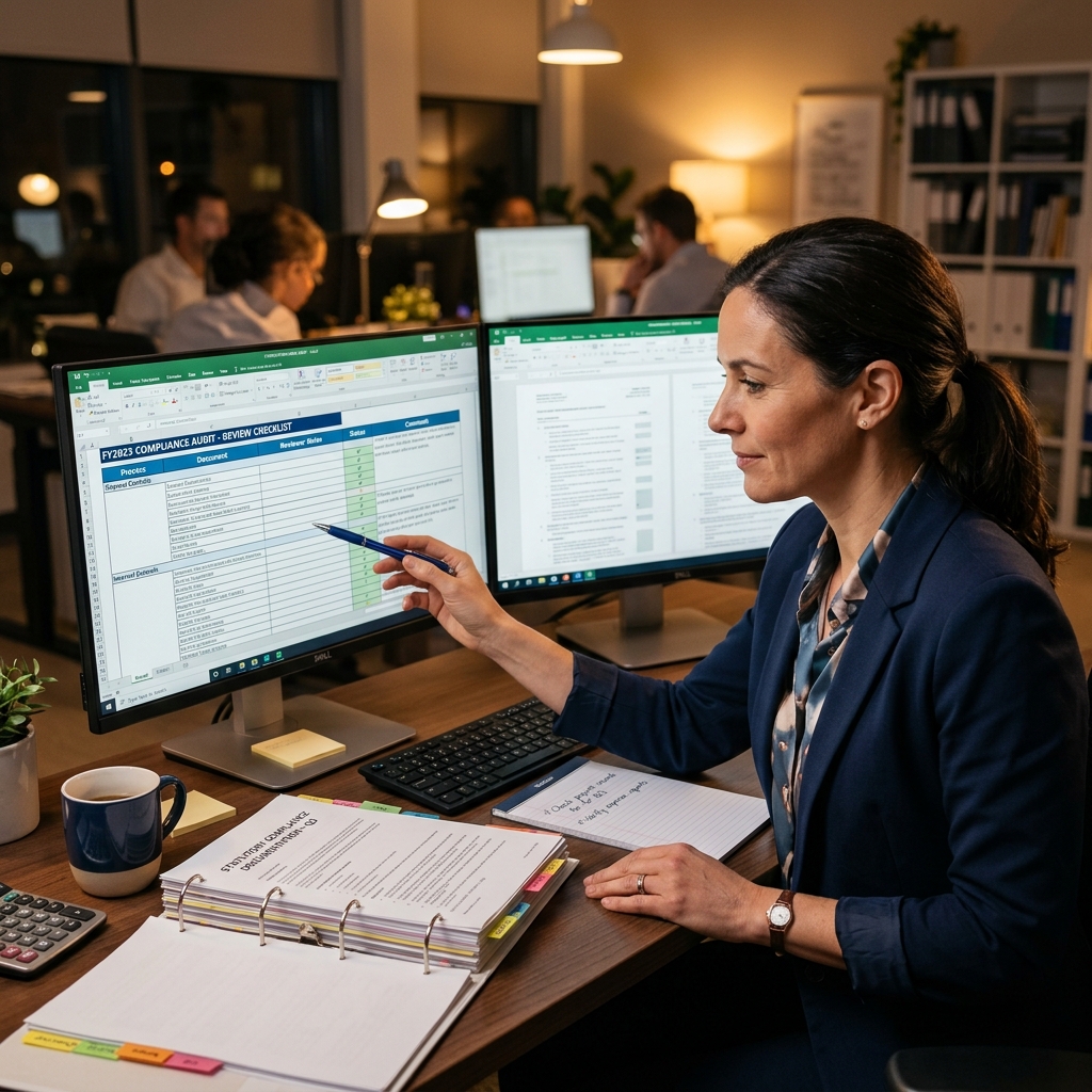 Internal compliance review of vendor transactions by an Indian audit team